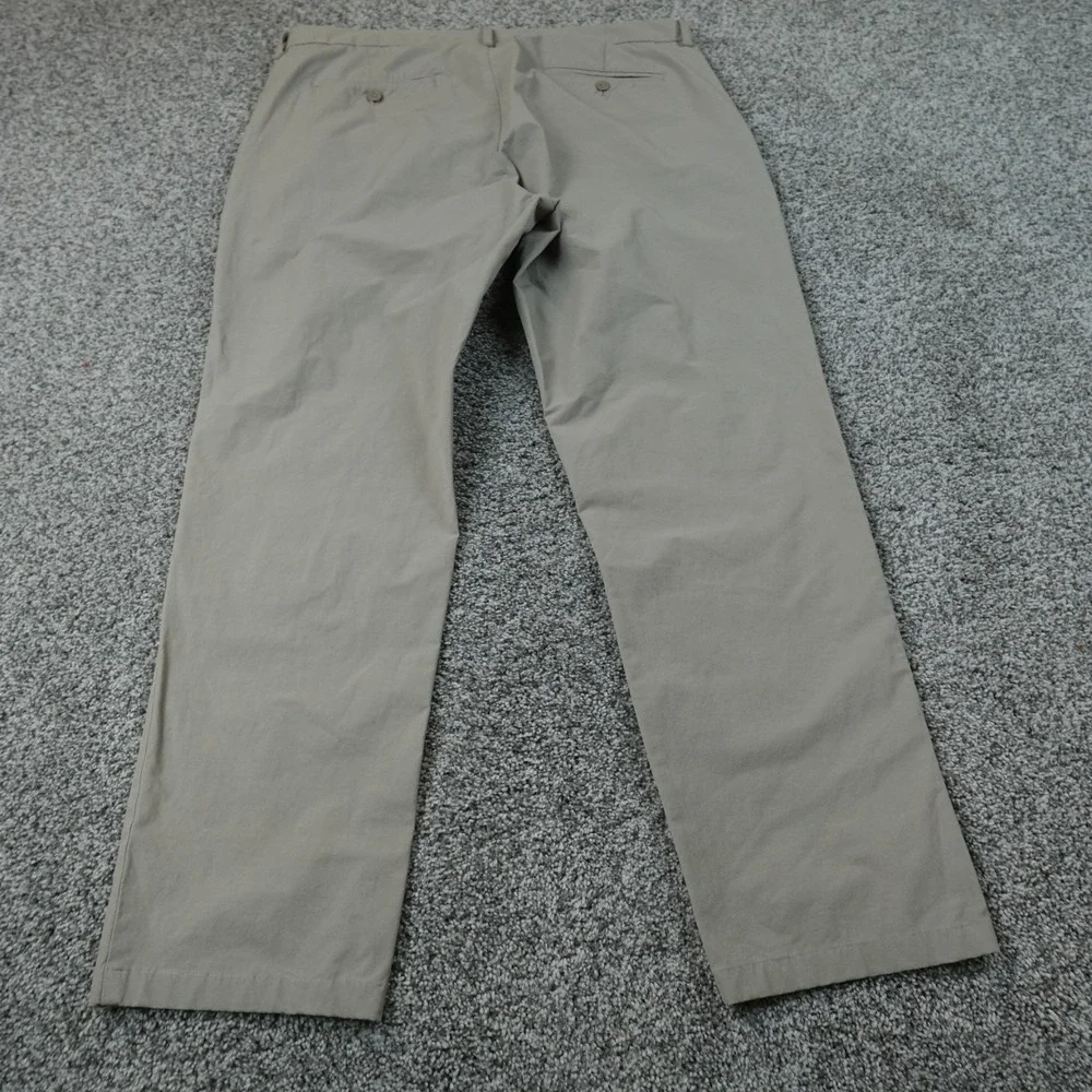 Vineyard Vines Pants Mens 38X32 Beige On The Go Chino Performance Golf Stretch